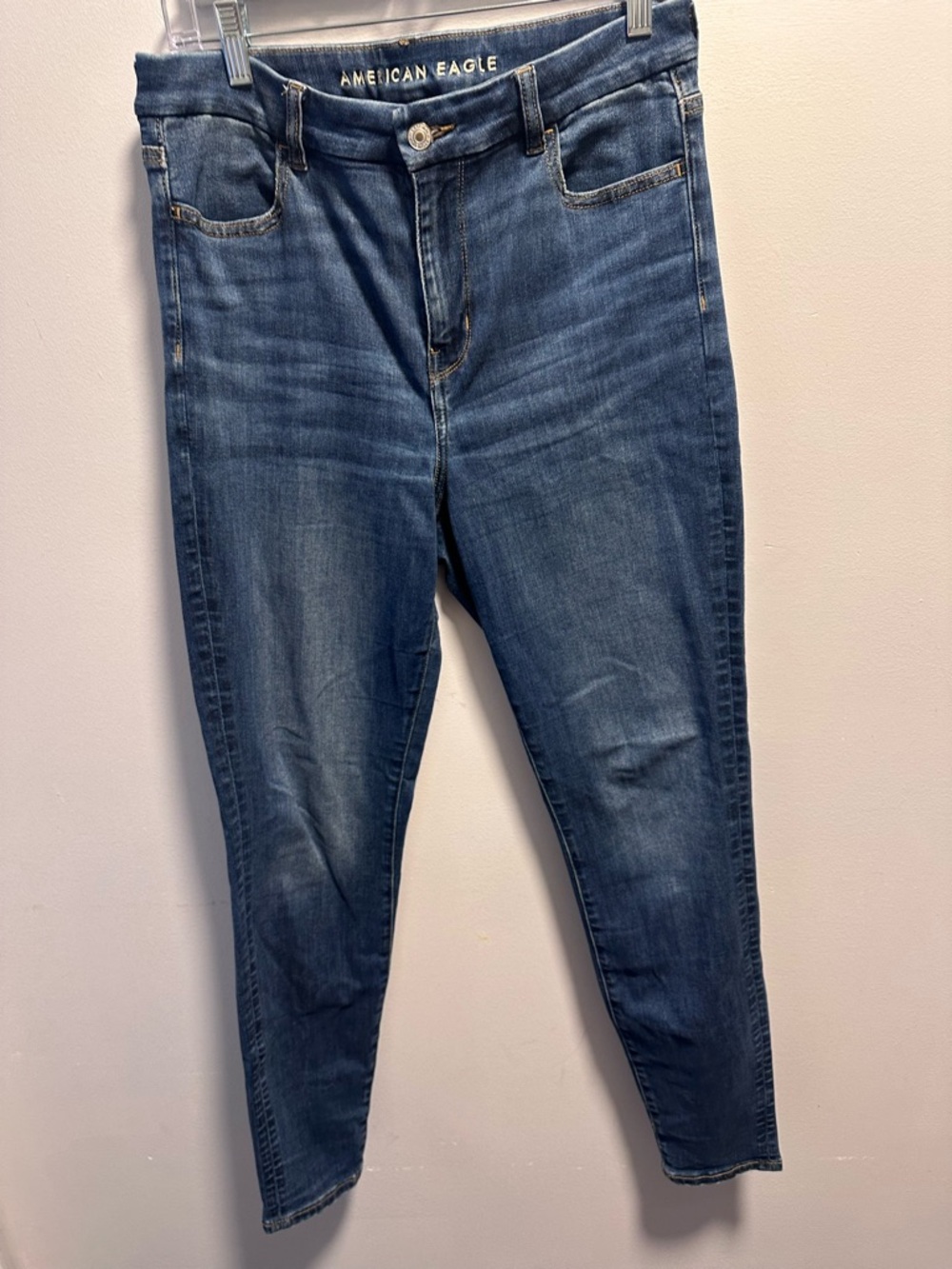 American Eagle Outfitters Next Level Curvy High Waisted Jegging, 10L